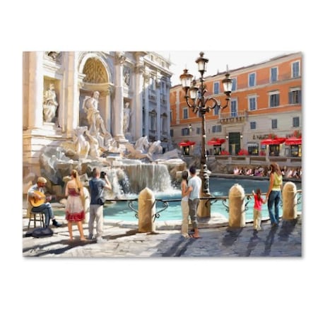 The Macneil Studio 'Trevolli Fountain' Canvas Art,24x32